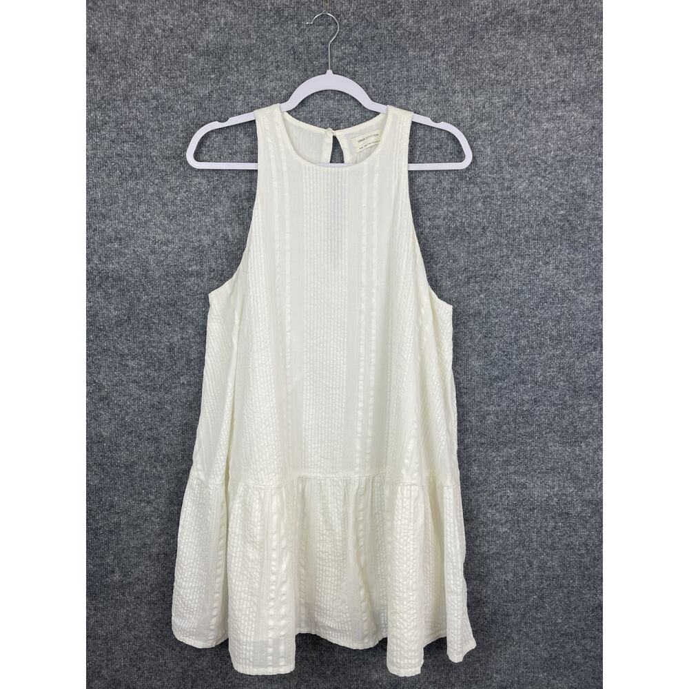 Urban Outfitter Dress Size Medium Colette off white Cream Linen Mini